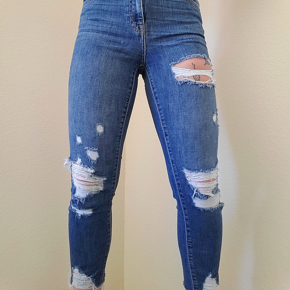 Willow & Root Ultra High Rise Mom Fit Ankle Skinny Jeans
